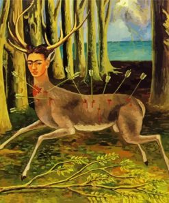 The Wounded Deer By Frida Kahlo paint by number