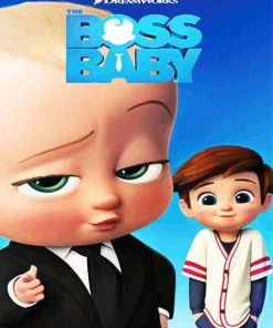 The Boss Baby Anime paint by numbers