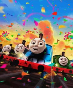 Thomas And Friends paint by number