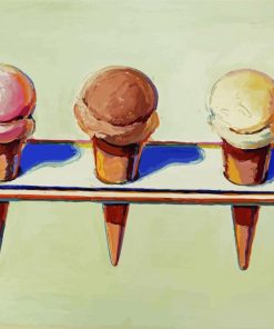 Three Cones Thiebaud paint by number