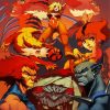 ThunderCats Characters paint by number