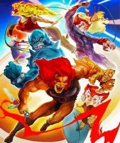 Thundercats paint by number