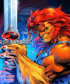 Thundercats Lion paint by number