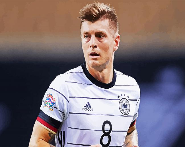 Toni Kroos paint by number
