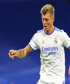 Toni Kroos Real Madrid Player paint by number