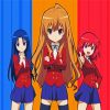 Toradora Characters Anime paint by number