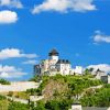 Trencin Castle Slovakia paint by numbers