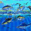 Tuna Fish In Sea paint by numbers