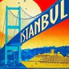 Turkey Bosphours Bridge paint by number