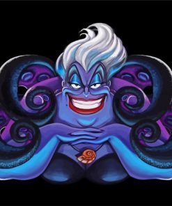 Ursula The Little Mermaid paint by numbers