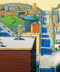 Valley Streets Thiebaud paint by number