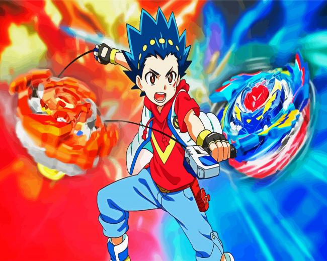 Valt Aoi Beyblade paint by number