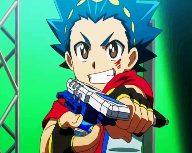 Valt Aoi Beyblades Anime paint by number