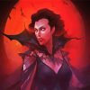 Vampire Woman paint by number
