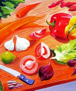 Vegetables Art paint by number
