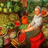 Vegetables Seller paint by number