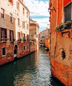 Venice Waterway Canal paint by number