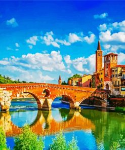Verona Italy paint by number