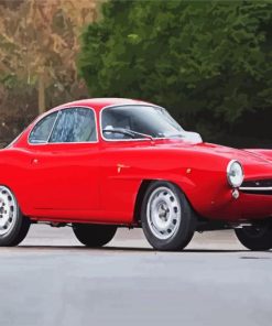 Vintage Alfa Romeo paint by number