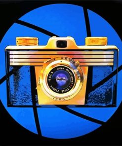 Vintage Camera paint by number