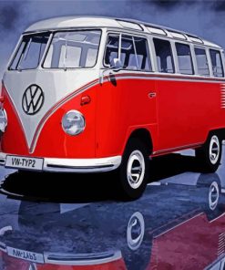 Volkswagen Combi paint by number