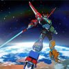 Voltron Robot Anime paint by numbers