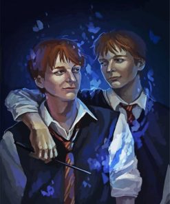 Weasley Twins paint by number