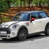 White Mini Cooper paint by number