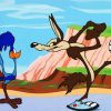 Wile E Coyote And The Road Runner Tv Show paint by numbers