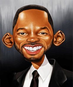 Will Smith Caricature paint by number