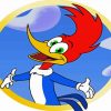 Woody Woodpecker paint by number