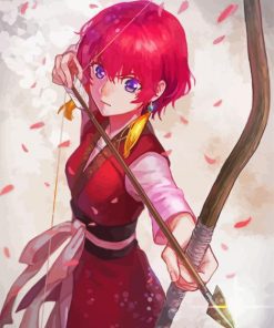 Yona Of The Dawn Anime Girl paint by numbers