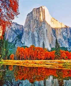 Yosemite National Park paint by number