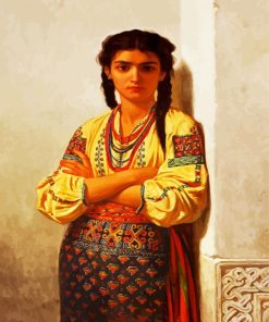 Young Amazigh Girl paint by number