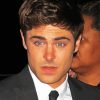 Actor Zac Efron paint by numbers