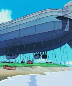 Zeppelin Airship paint by numbers