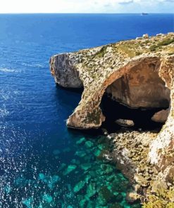 Zurrieq Seascape paint by numbers
