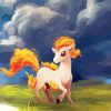 Adorable Ponyta paint by numbers