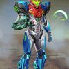 Samus Animation Character paint by numbers