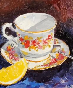 Aesthetic Teacup paint by numbers