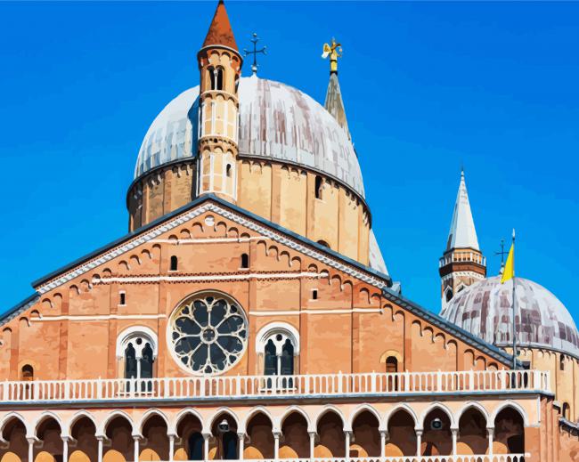 Basilica Of St Anthony Padua paint by numbers