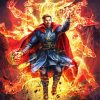 Aesthetic Dr Strange paint by number