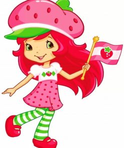 Strawberry Shortcake paint by numbers