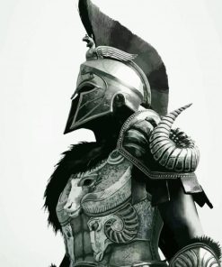 Aesthetic Warrior Black And White paint by numbers