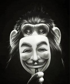 Anonymous Monkey paint by number