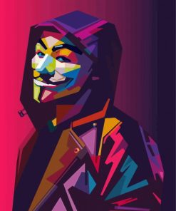 Anonymous Pop Art paint by numbers