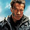Arnold The Terminator Movie paint by numbers