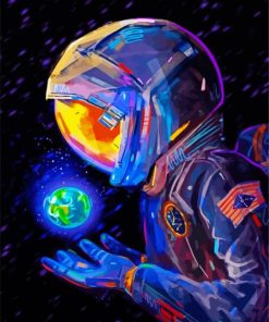 Astronaut paint by number