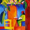August Macke Turkish Cafe paint by number