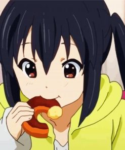 Azusa Nakano Eating paint by number